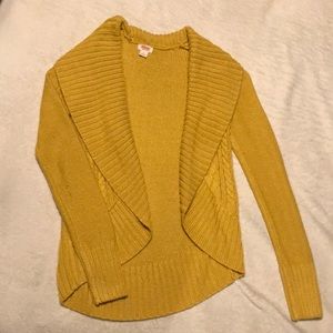 Mustard cardigan